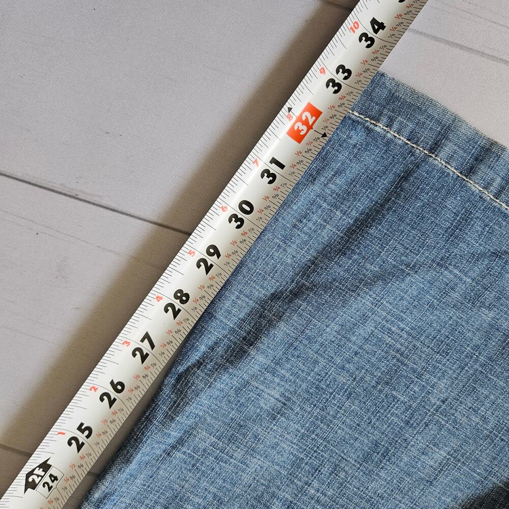 Euro Y2k Jeans Low-Rise Flared Fairycore - Size 30 - Picture 4 of 8